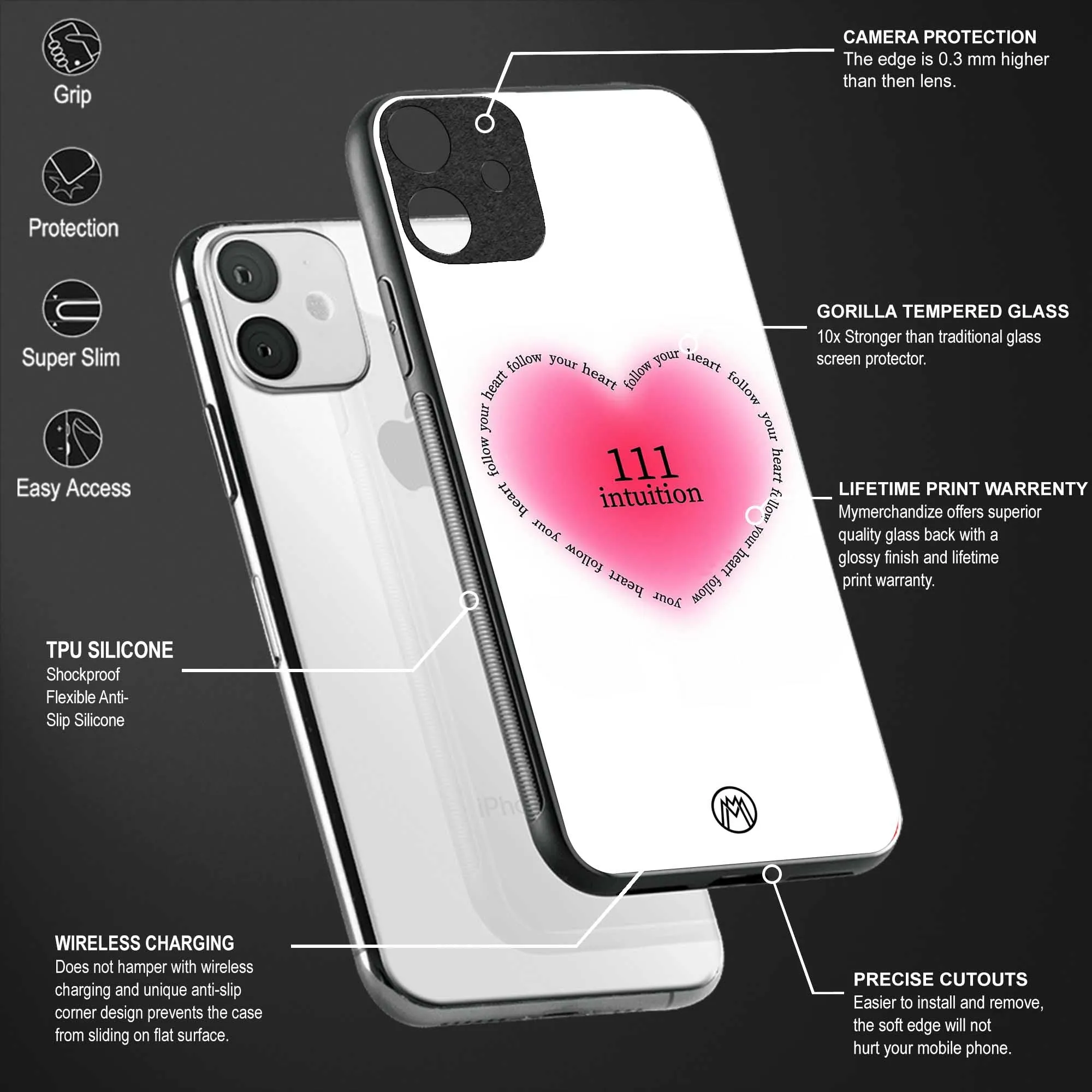 111 Intuition Phone Case for Oppo F19 Pro | Glass Case