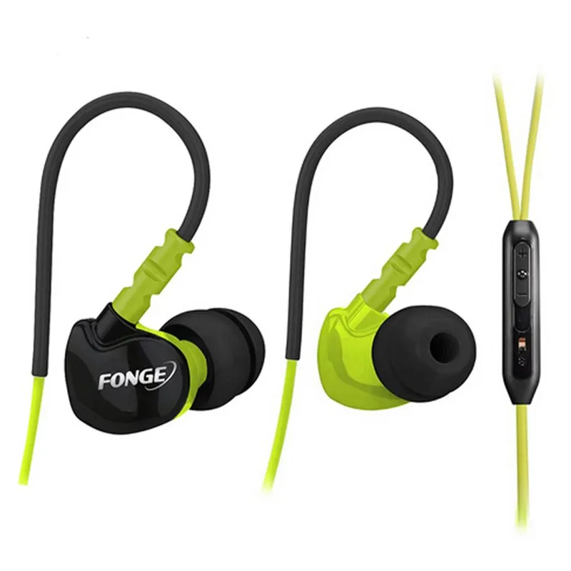 3.5 mm Stereo Earphones Sport Running Headset Super Bass Headset IPX5 Waterproof HIFI Handsfree Earbuds With Mic For Xiaomi