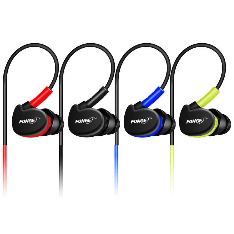 3.5 mm Stereo Earphones Sport Running Headset Super Bass Headset IPX5 Waterproof HIFI Handsfree Earbuds With Mic For Xiaomi