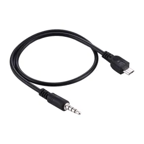 3.5" audio (40cm) jack to micro USB audio cable