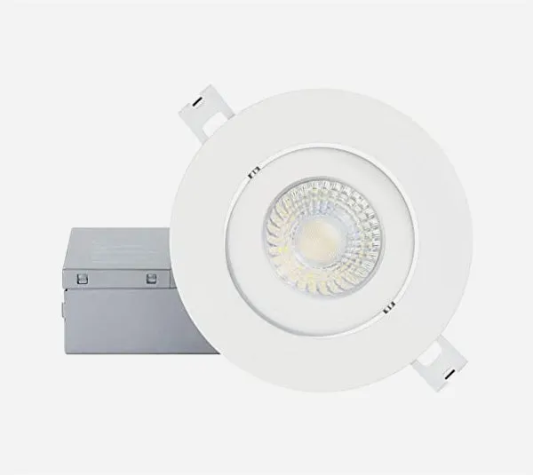 4" Gimbal Recessed LED Downlights - 5000k - 9W