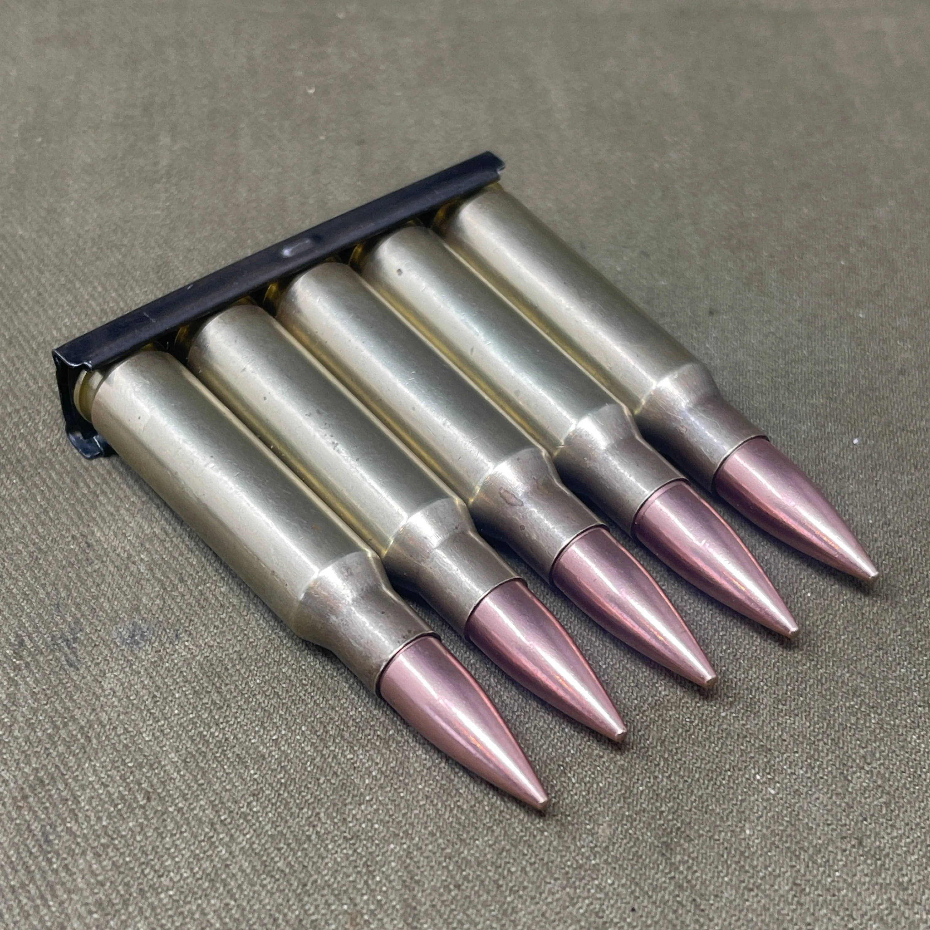 5 x  7.62x51mm FNB Inert Cartridges in Clip