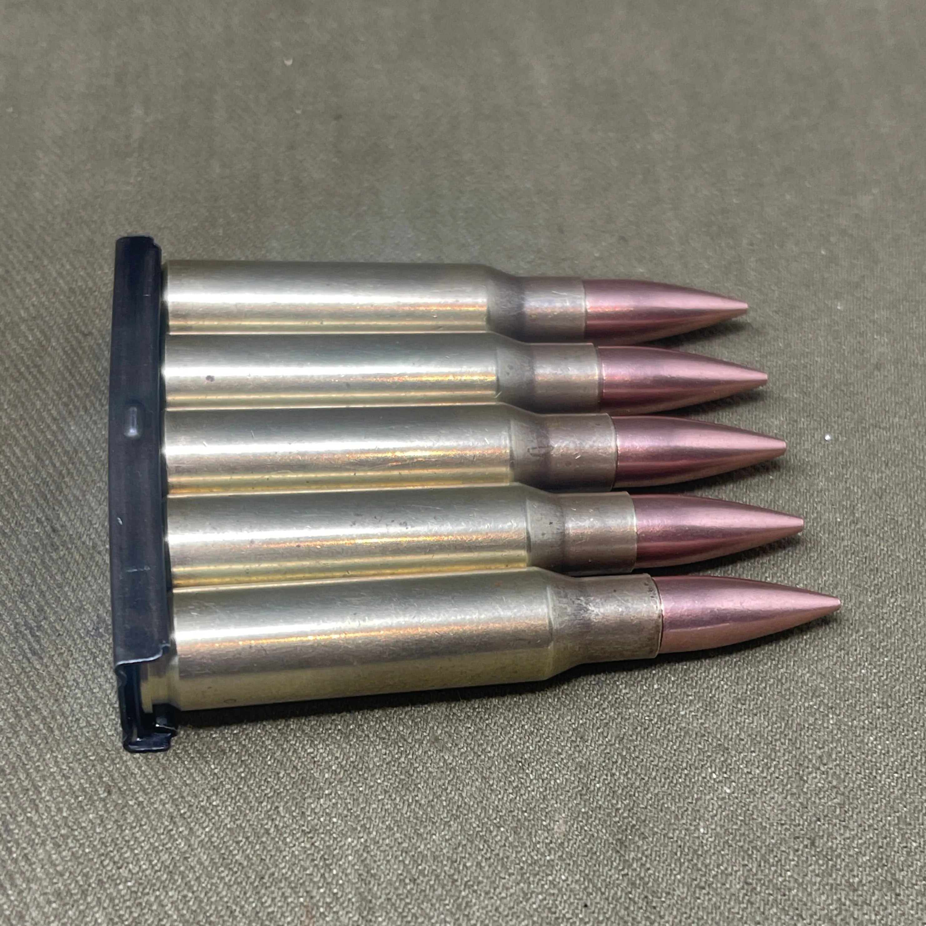 5 x  7.62x51mm FNB Inert Cartridges in Clip