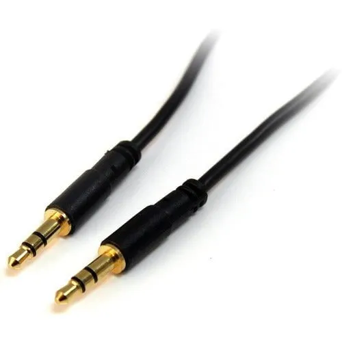 6 ft Slim 3.5mm Stereo Audio Cable - M/M