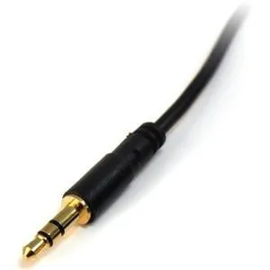 6 ft Slim 3.5mm Stereo Audio Cable - M/M