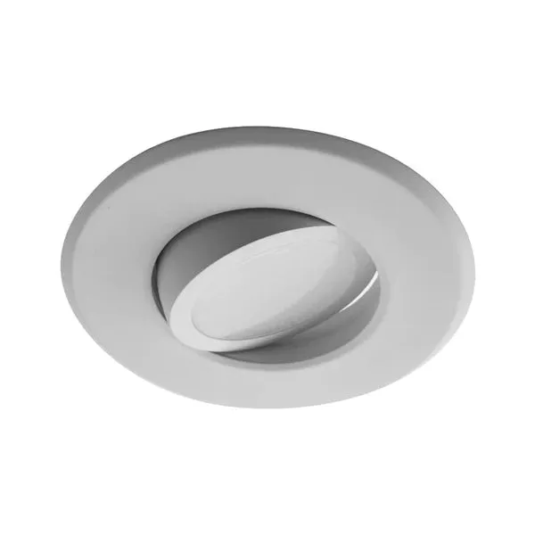 6 in. White Gimbal LED Recessed Downlight, 4000K