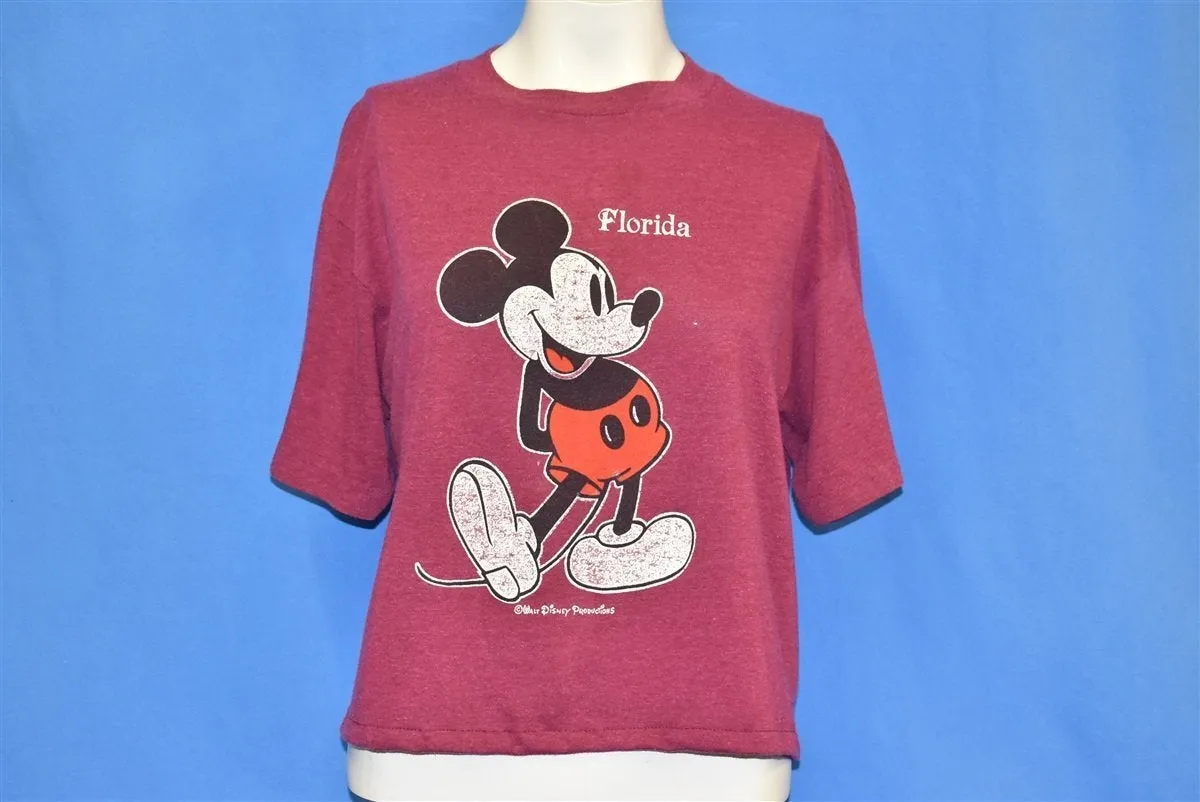 80s Mickey Mouse Cropped t-shirt Large