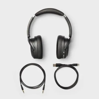 Active Noise Canceling Bluetooth Headphones Over-Ear Wireless Headsets with Mic