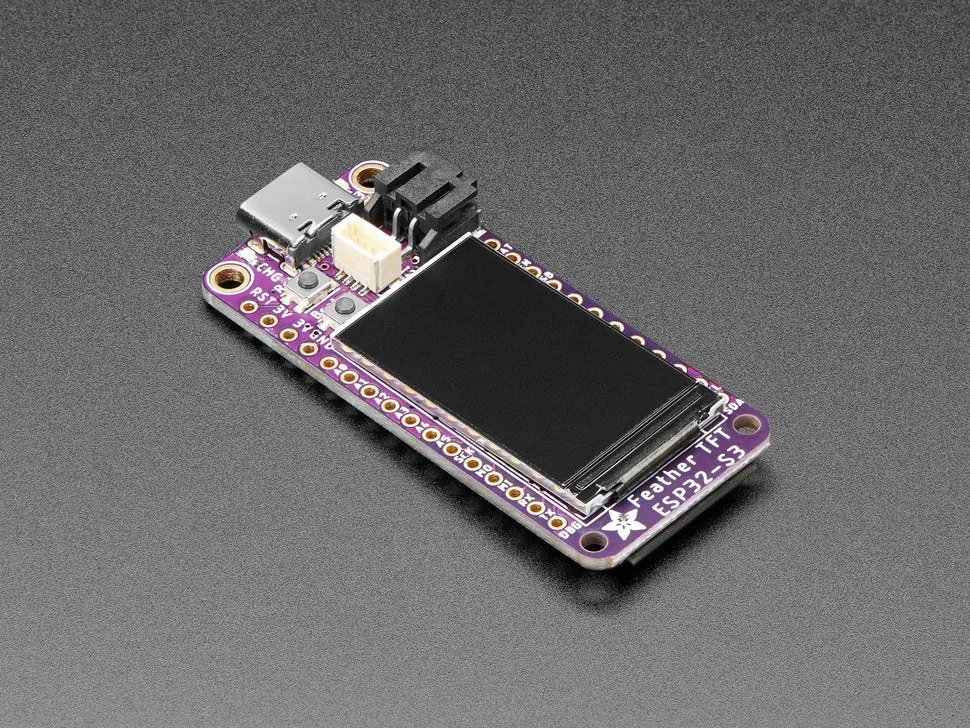 Adafruit ESP32-S3 TFT Feather - 4MB Flash, 2MB PSRAM, STEMMA QT