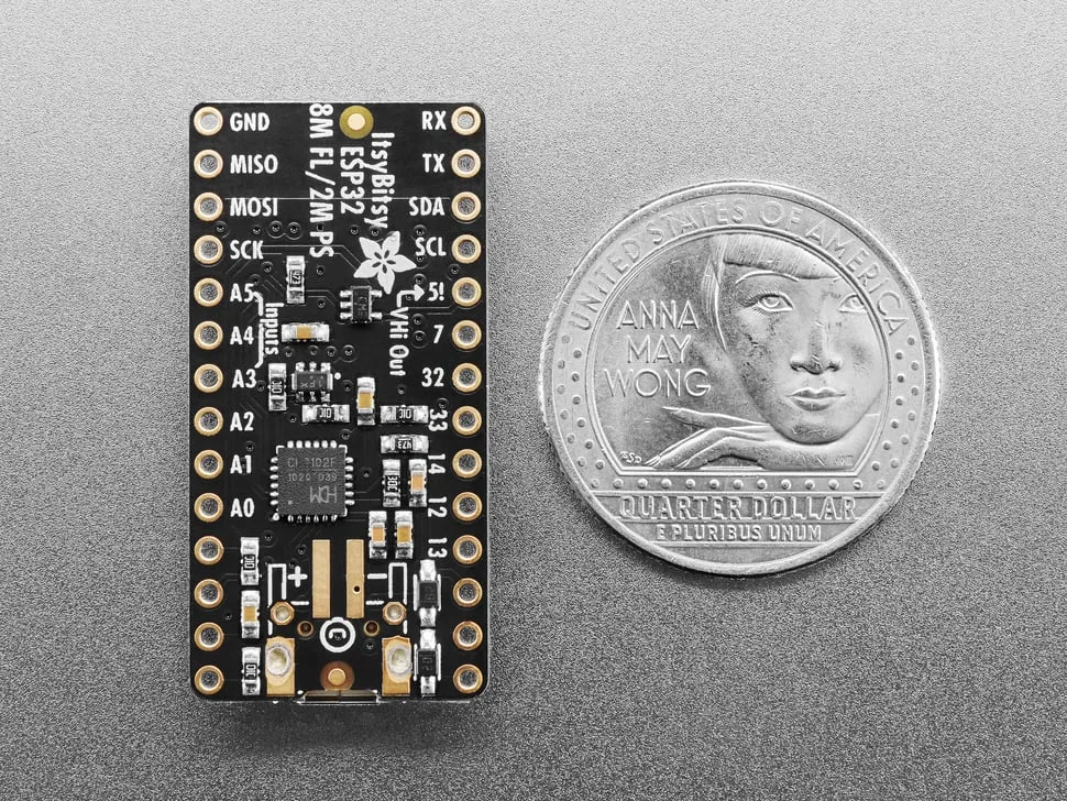 Adafruit ItsyBitsy ESP32 - PCB Antenna (8MB Flash/2MB PSRAM)