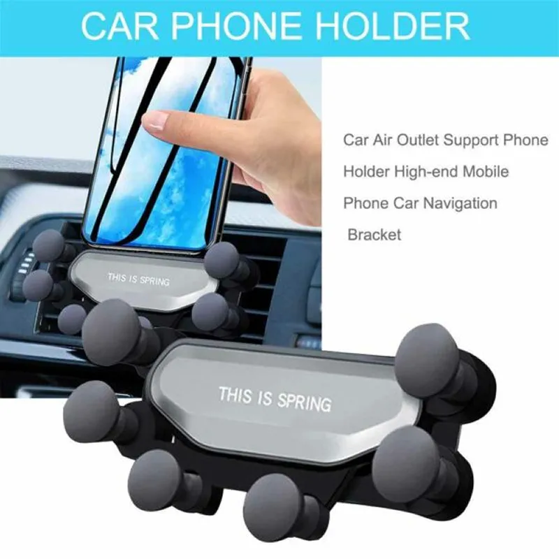 Air Vent Car Mount Gravity Auto-Grip Car Phone Holder