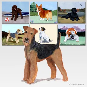 Airedale Scenic Mouse Pads