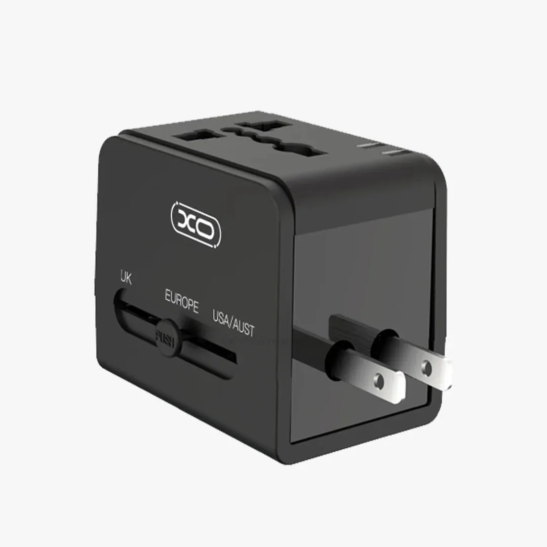 All in One Universal Travel Adapter ( Europe/UK/US/China/India )