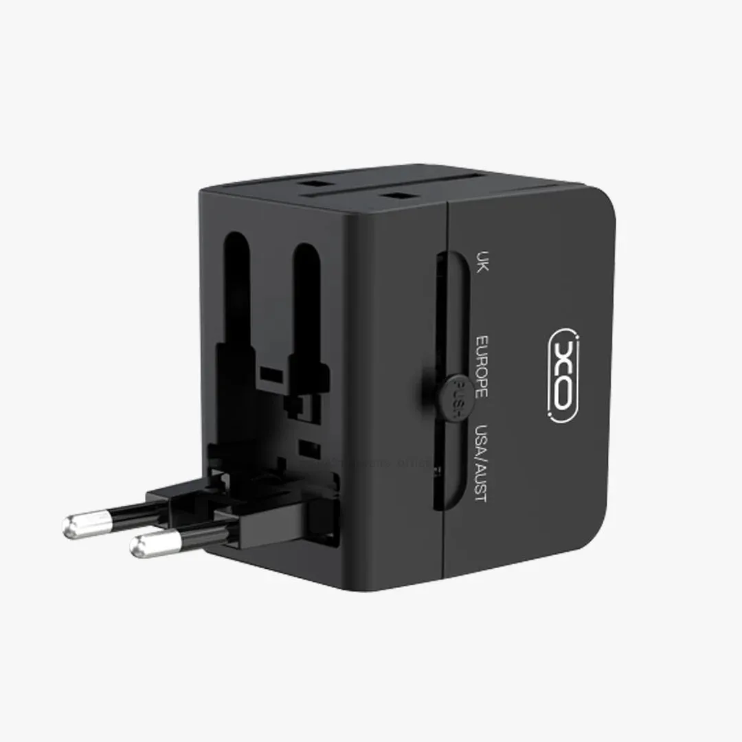 All in One Universal Travel Adapter ( Europe/UK/US/China/India )