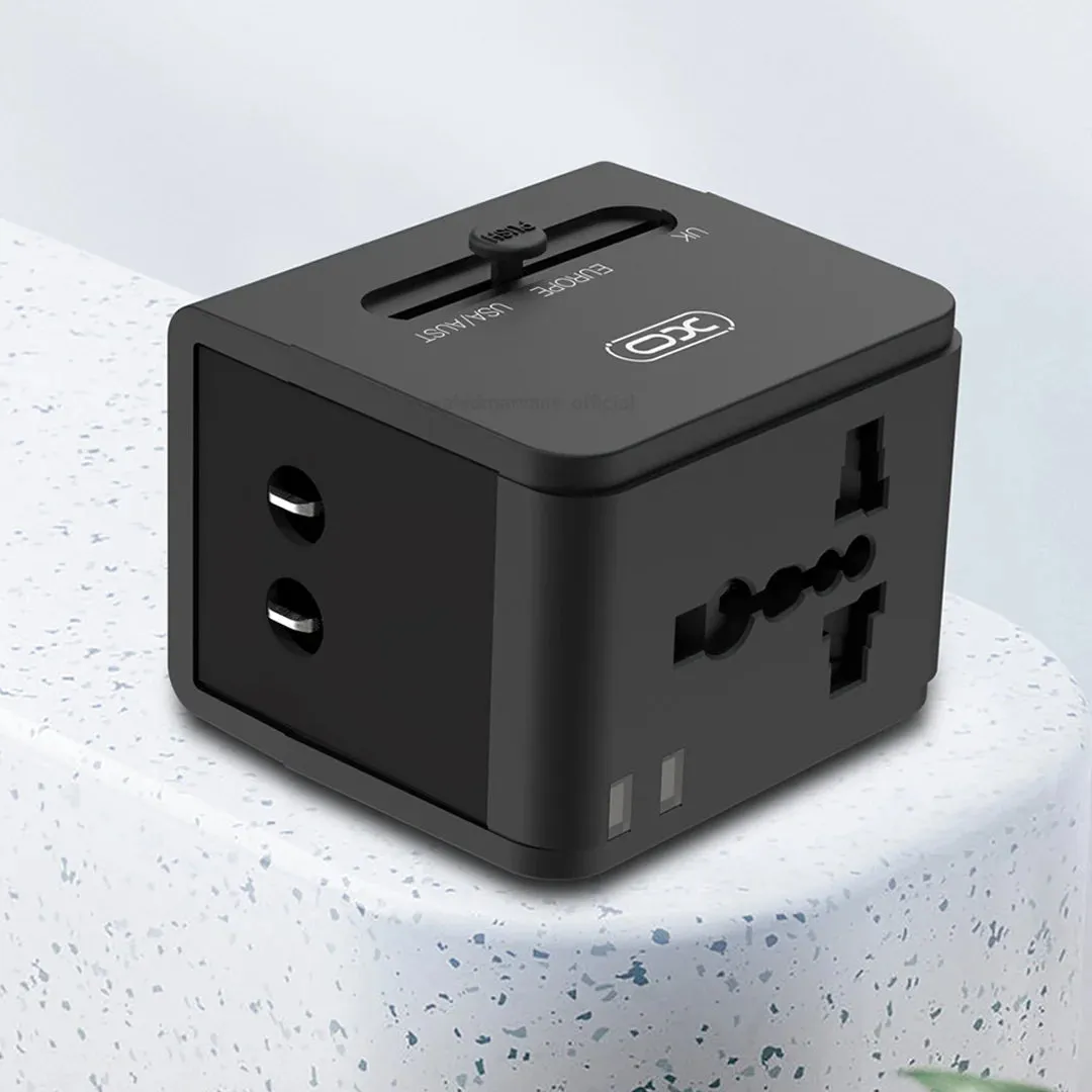 All in One Universal Travel Adapter ( Europe/UK/US/China/India )