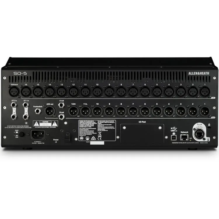 Allen & Heath SQ-5 48-Channel / 36-Bus Digital Mixer with 16 1 Motorized Faders