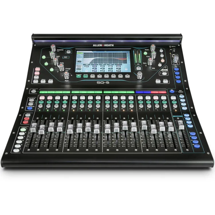 Allen & Heath SQ-5 48-Channel / 36-Bus Digital Mixer with 16 1 Motorized Faders