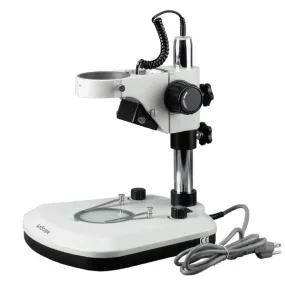 AmScope New Microscope Table Stand with Top & Bottom LED Lights