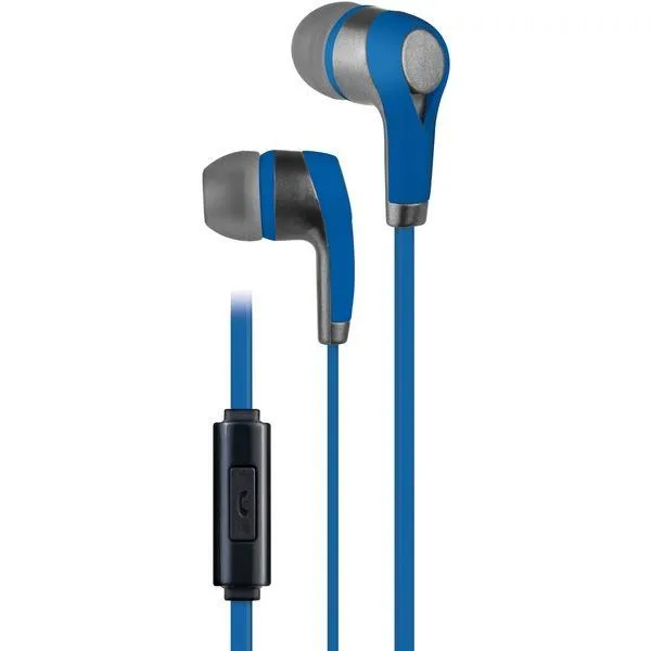 AT&T PE10-BLU PE10 In-Ear Stereo Earbuds with Microphone (Blue)