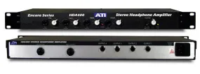 ATI Audio HDA400 4-Ch High Power Stereo Headphone Amplifier