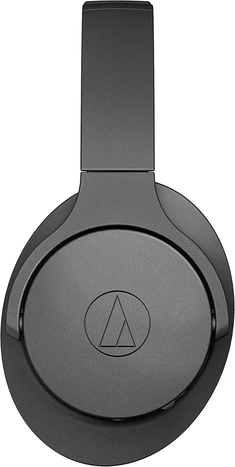 Audio-Technica QuietPoint Bluetooth Wireless Noise-Cancelling High-Resolution Audio Headphones, Black - Certified Refurbished