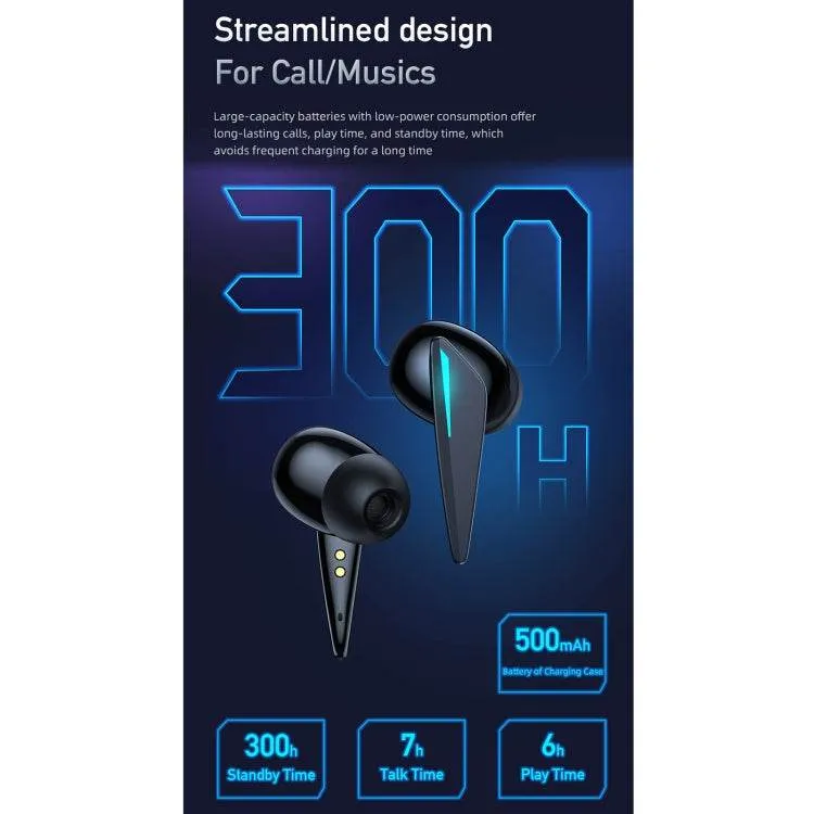 Awei T23 Pro Gaming Wireless Earbuds with IPX6 Waterproof and 35 Hours of Playtime