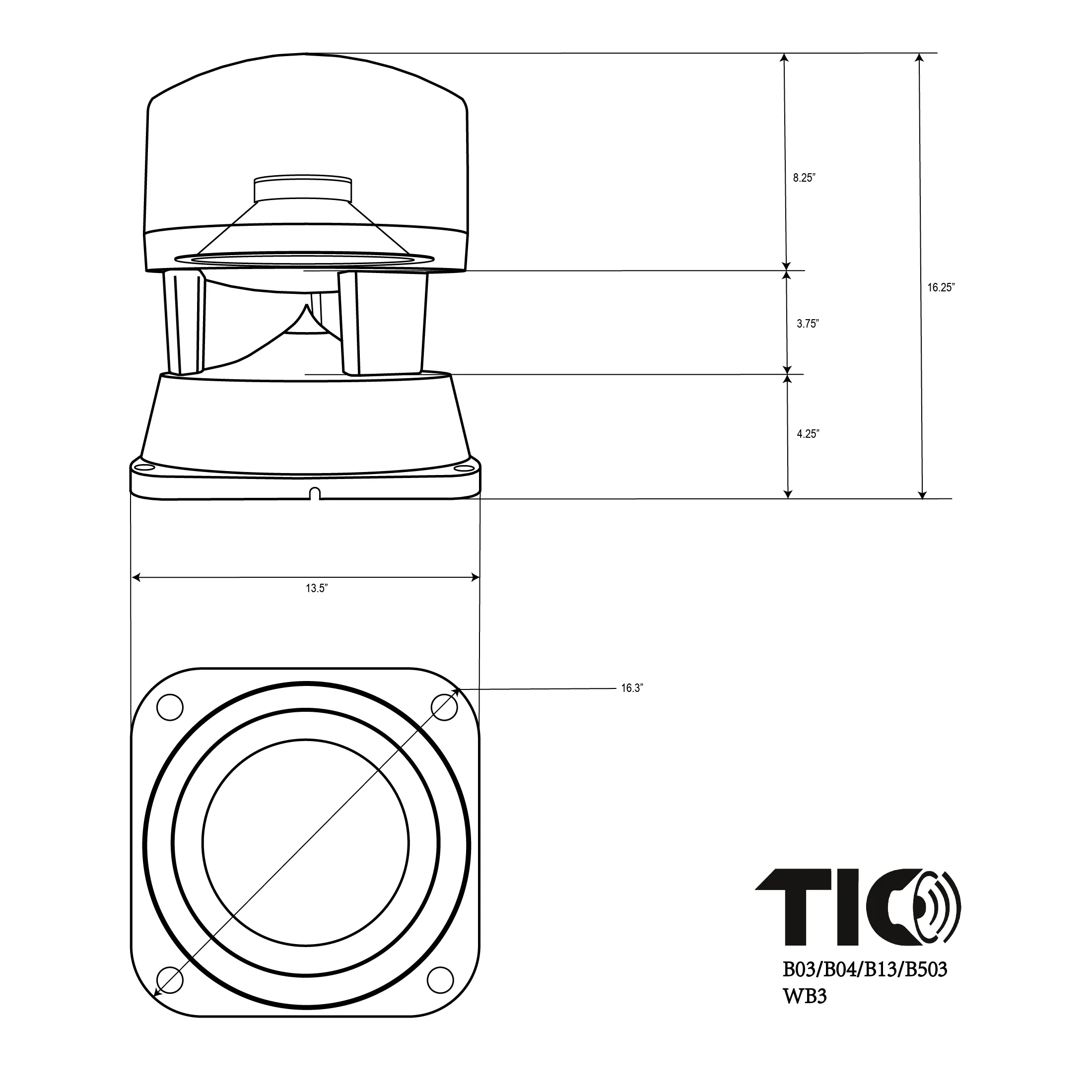 B04 - 8" Premium Outdoor Weather-Resistant Omnidirectional Dual Voice Coil (DVC) In-Ground Speaker(Refurbished