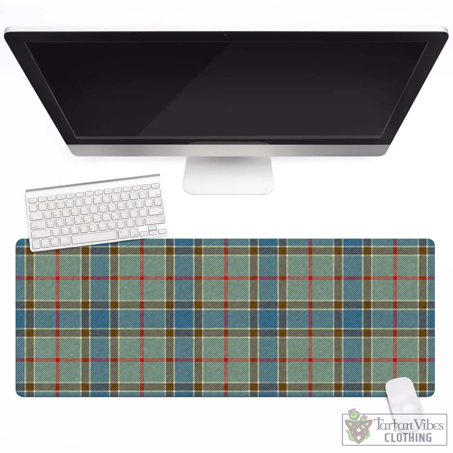 Balfour Blue Tartan Mouse Pad