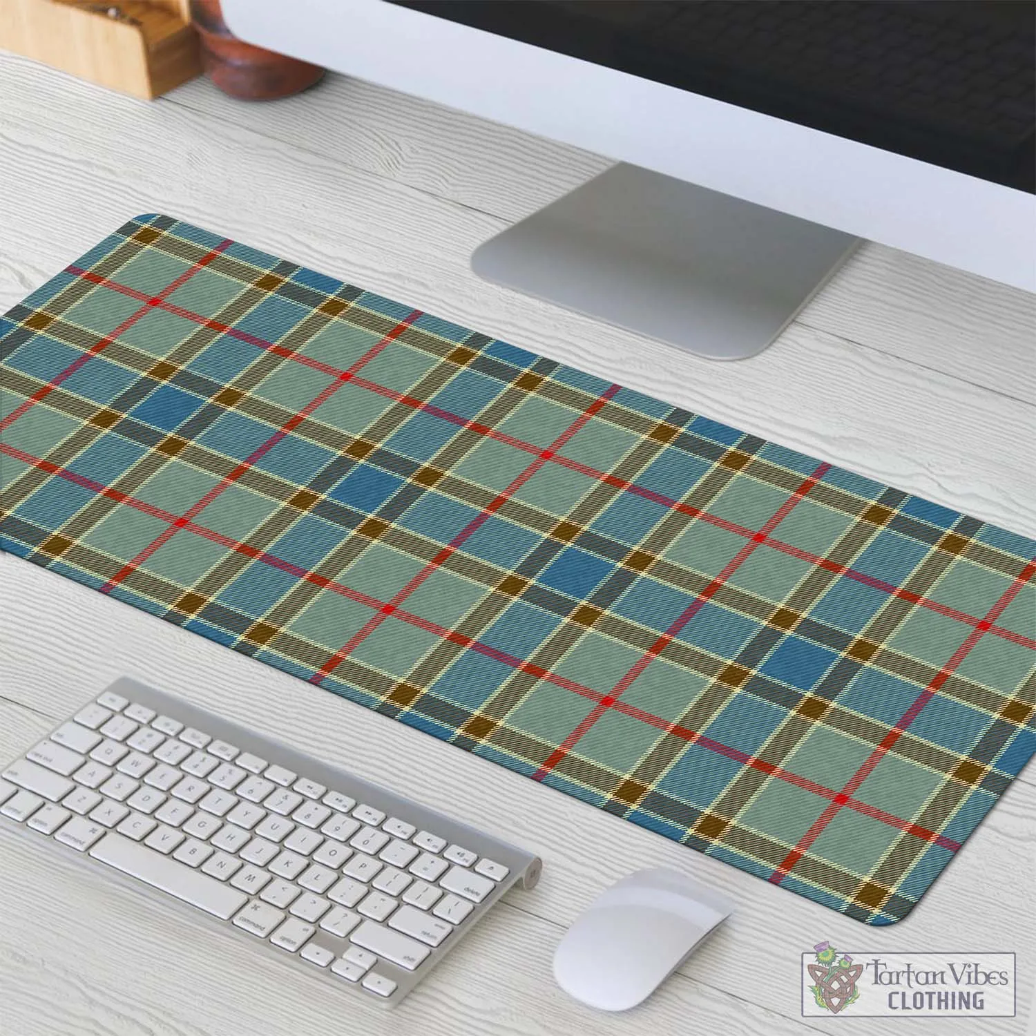 Balfour Blue Tartan Mouse Pad