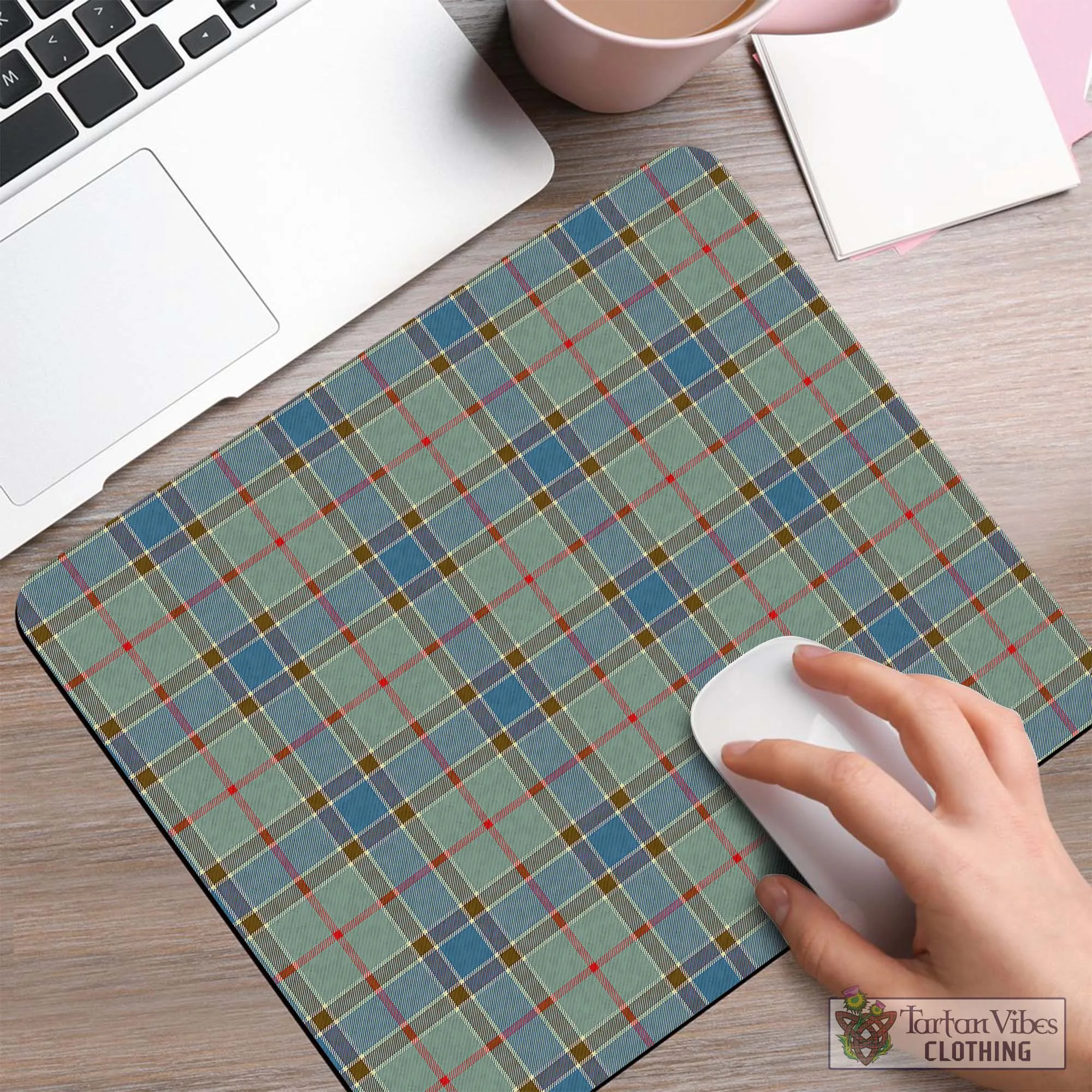 Balfour Blue Tartan Mouse Pad