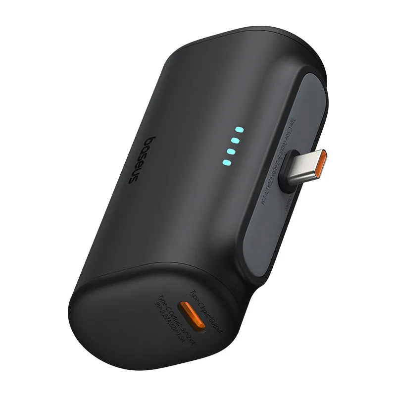 Baseus Compact Fast Charging Power Bank Type-C, Black