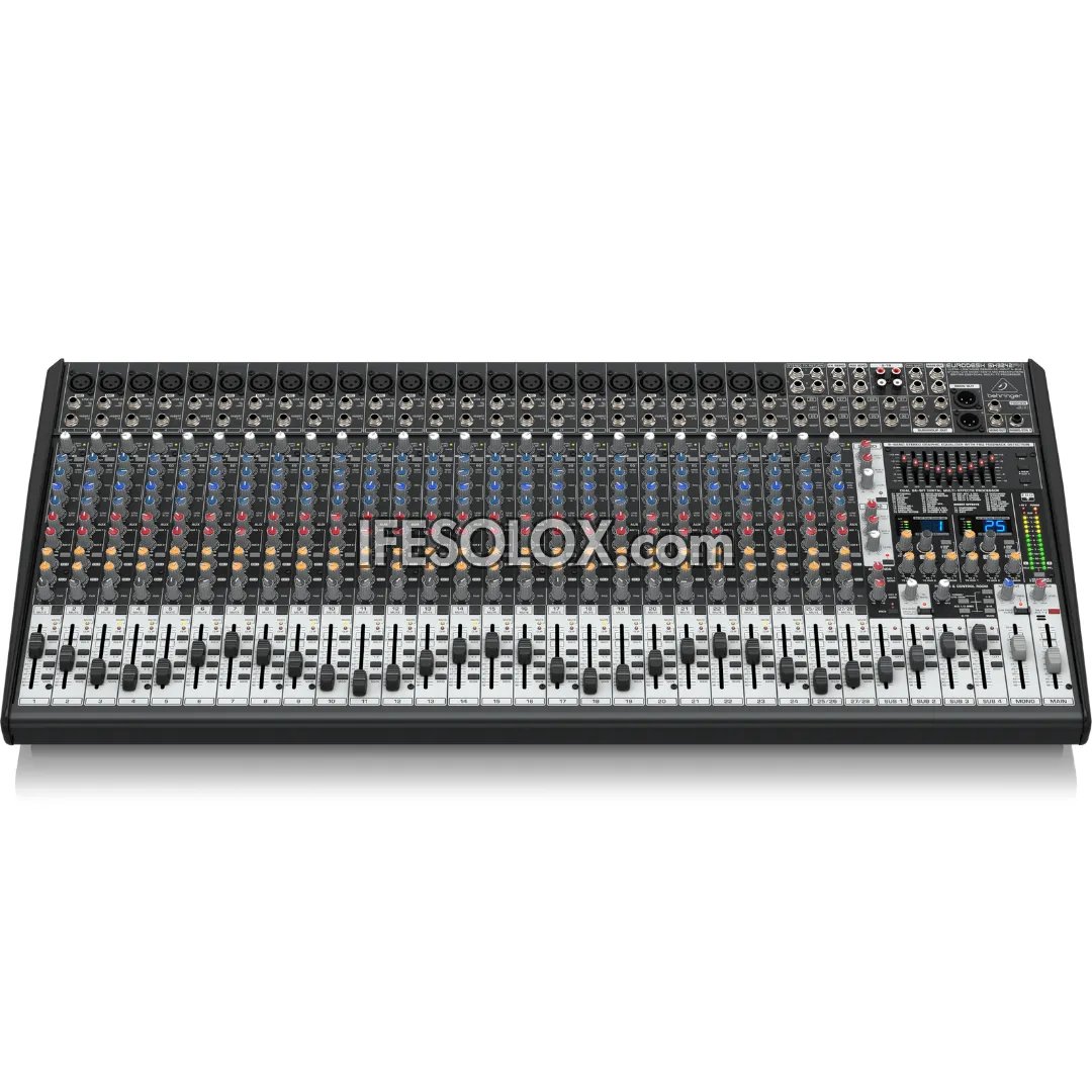 Behringer EURODESK SX3242FX 32-Input 4-Bus Studio/Live Mixer with XENYX Mic Preamplifiers - Brand New