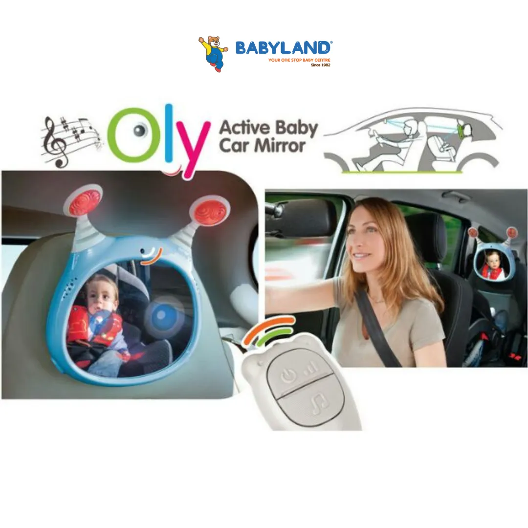 Benbat Oly Active Baby Car Mirror- Pink