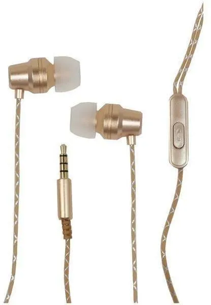 Billboard BB574 Extra Bass Stereo Earbuds with Microphone (Gold)