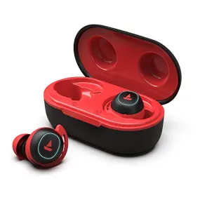 boAt Airdopes 441 TWS Ear-Buds with IWP Technology, Immersive Audio, Up to 30H Total Playback, IPX7 Water Resistance, Super Touch Controls, Secure Sports Fit & Type-C Port(Raging Red)