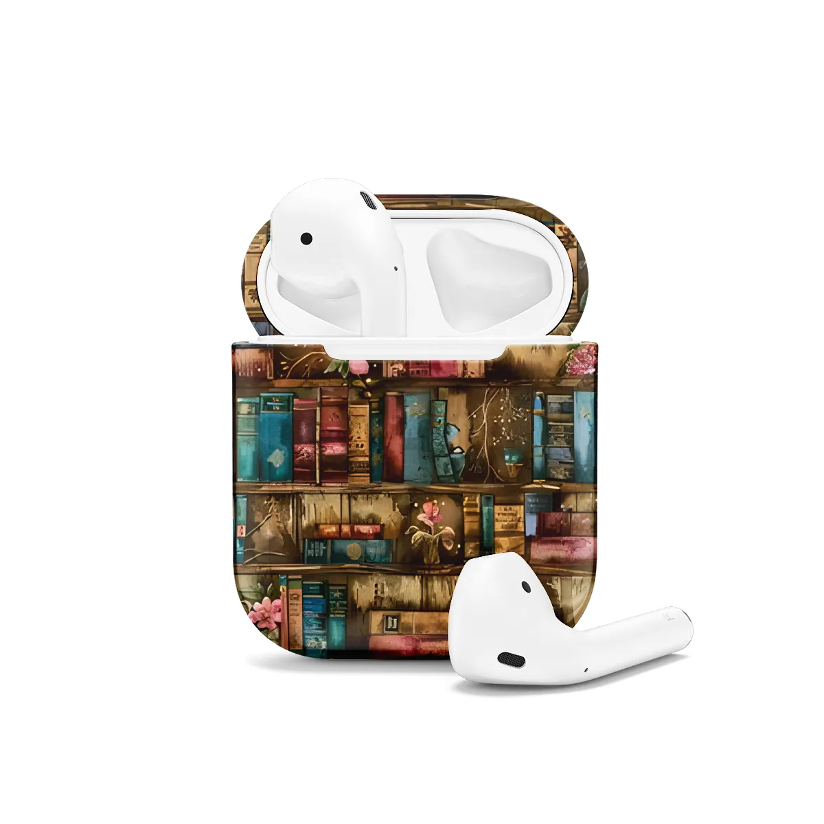 Book Lover Bookshelf AirPods Case AirPods Pro AirPods Pro 2 AirPods 3 AirPods 2 Glossy 1406