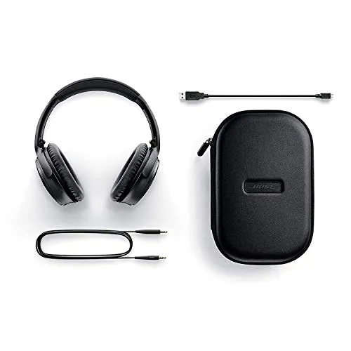 Bose QuietComfort 35 II Wireless Bluetooth Headphones, Noise-Cancelling, with Alexa voice control - Black