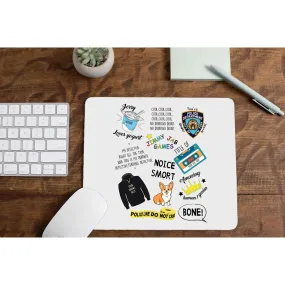 Brooklyn Nine-Nine Mousepad - Nine-Nine Doodle