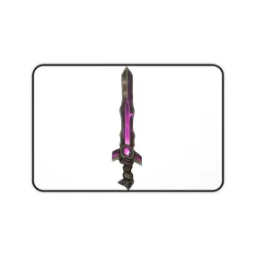 Brown and Purple Sword Desk Mat