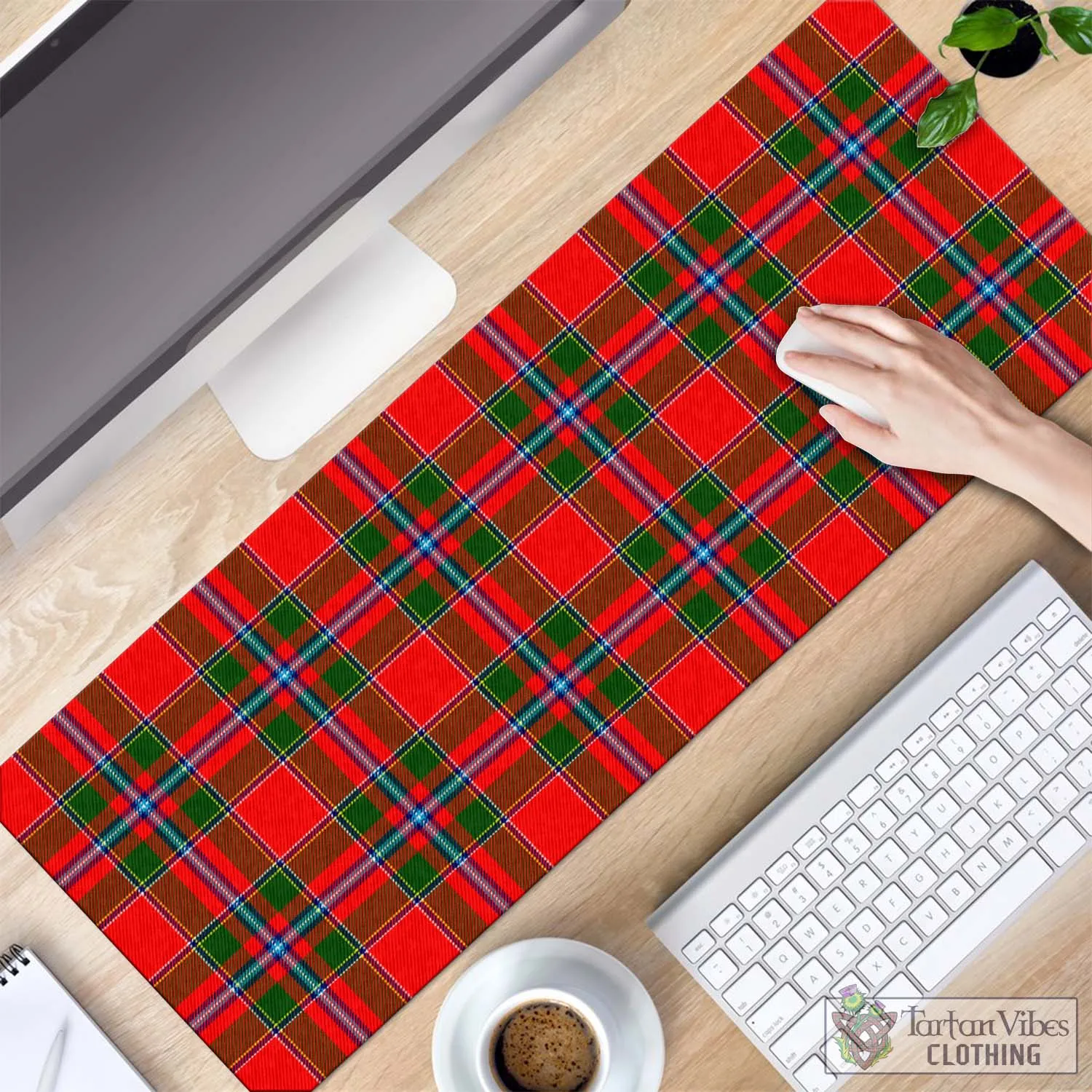 Butter Tartan Mouse Pad