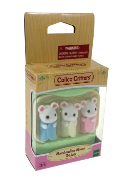 Calico Critters Marshmallow Mouse Triplets