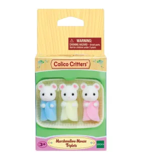 Calico Critters Marshmallow Mouse Triplets