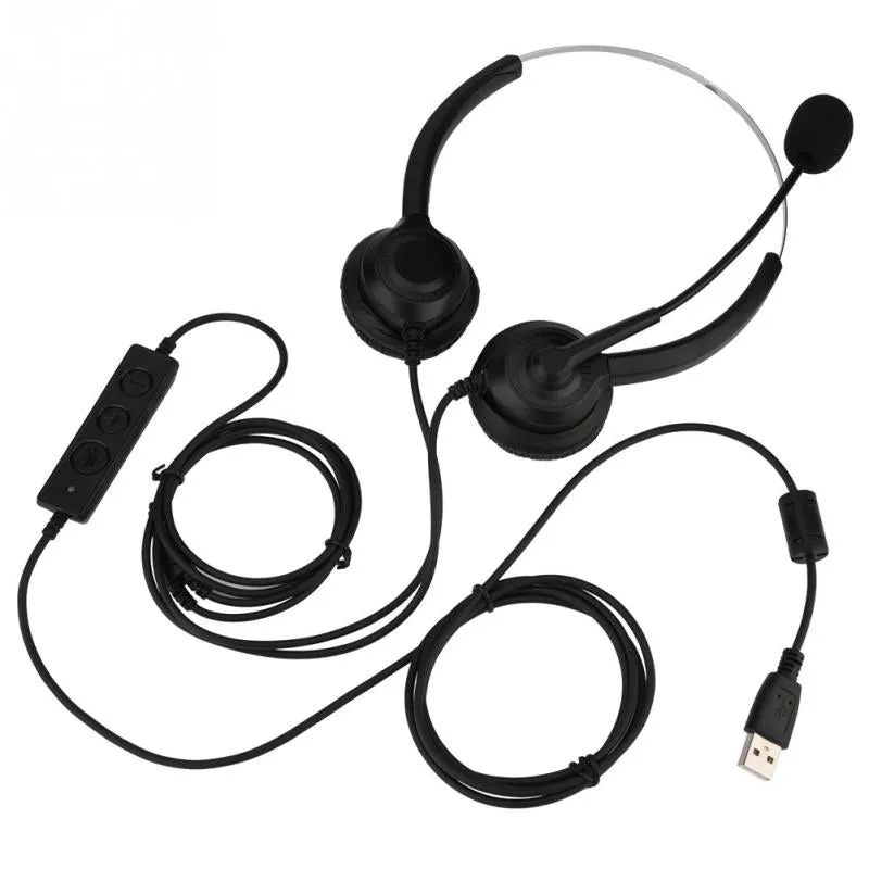 Call Centre USB Headset with Noise Cancelling, Mute and Volume Buttons