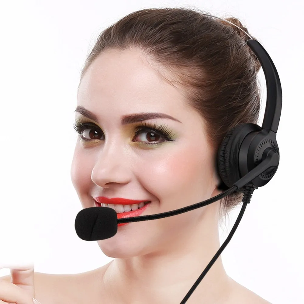 Call Centre USB Headset with Noise Cancelling, Mute and Volume Buttons