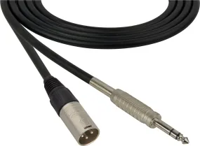 Canare Star-Quad Microphone Cable XLR Male to 1/4" TRS Male 15FT (Multiple Colors)