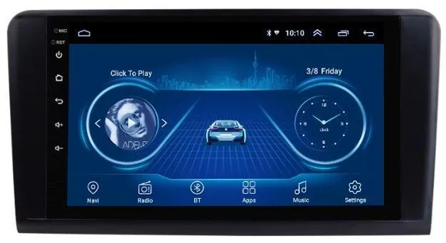 Car Dealz 9" Android 10.0 For Mercedes-Benz ML GL Class 2006-2018 In Dash Plus OEM Fascia