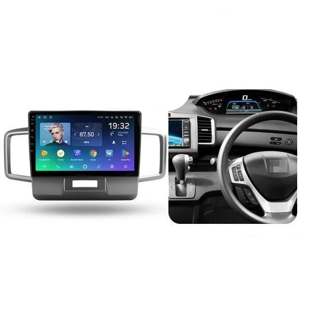 Car Dealz Premium Advanced 4G Data Model 10.2" Android 12.0 For Honda Freed 1 2008 - 2016 In Dash Plus OEM Fascia