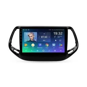 Car Dealz Premium Advanced 4G Data Model 10.2" Android 12.0 For Jeep Compass 2 MP 2016 - 2018 In Dash Plus OEM Fascia