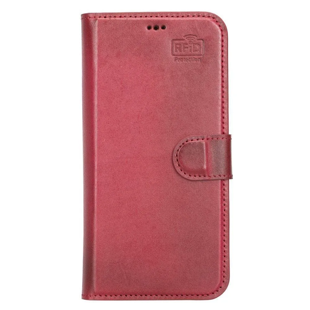 Carter iPhone 13 PRO Detachable Wallet Case, Vegetal Red