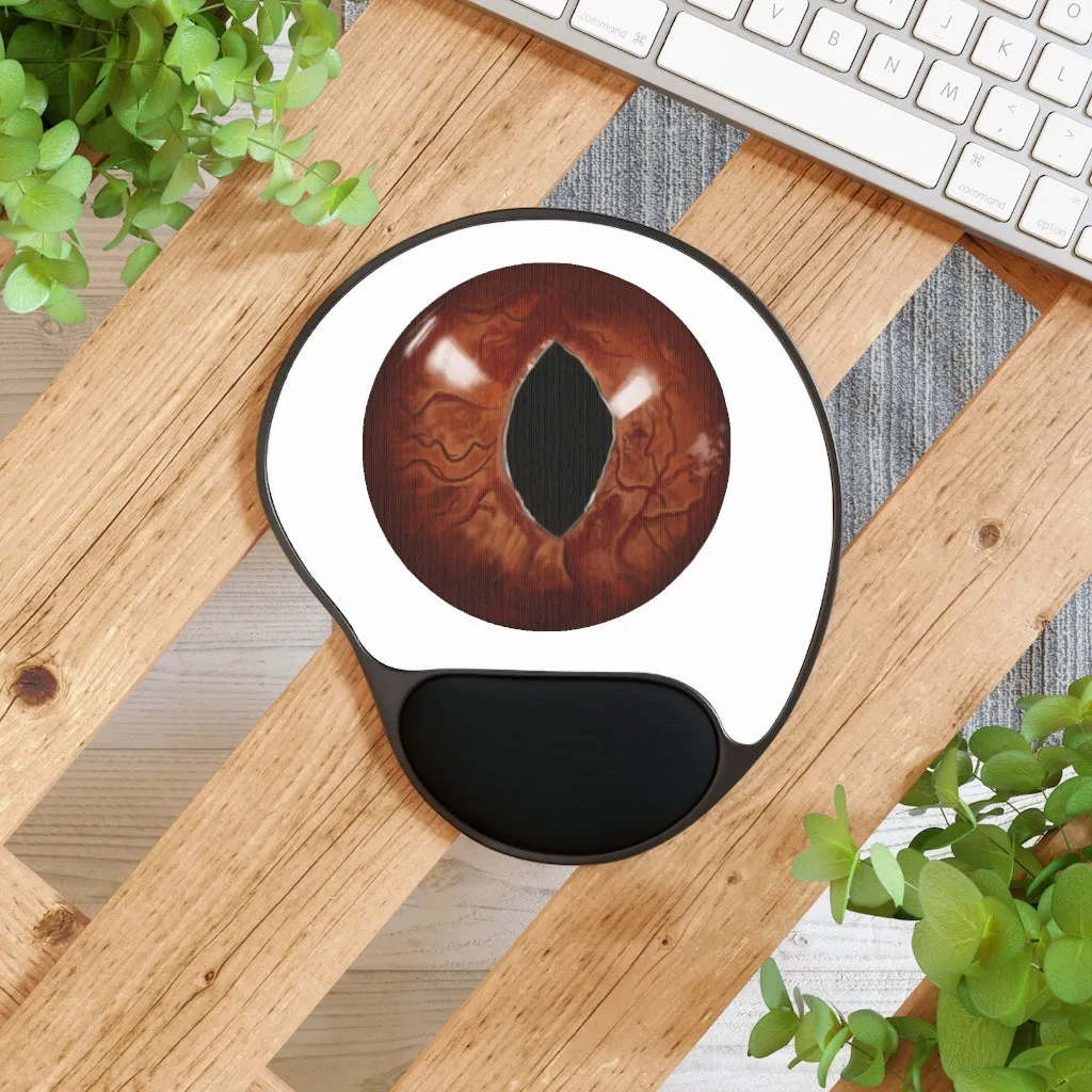 Cat Eyes Mouse Pad With Wrist Rest